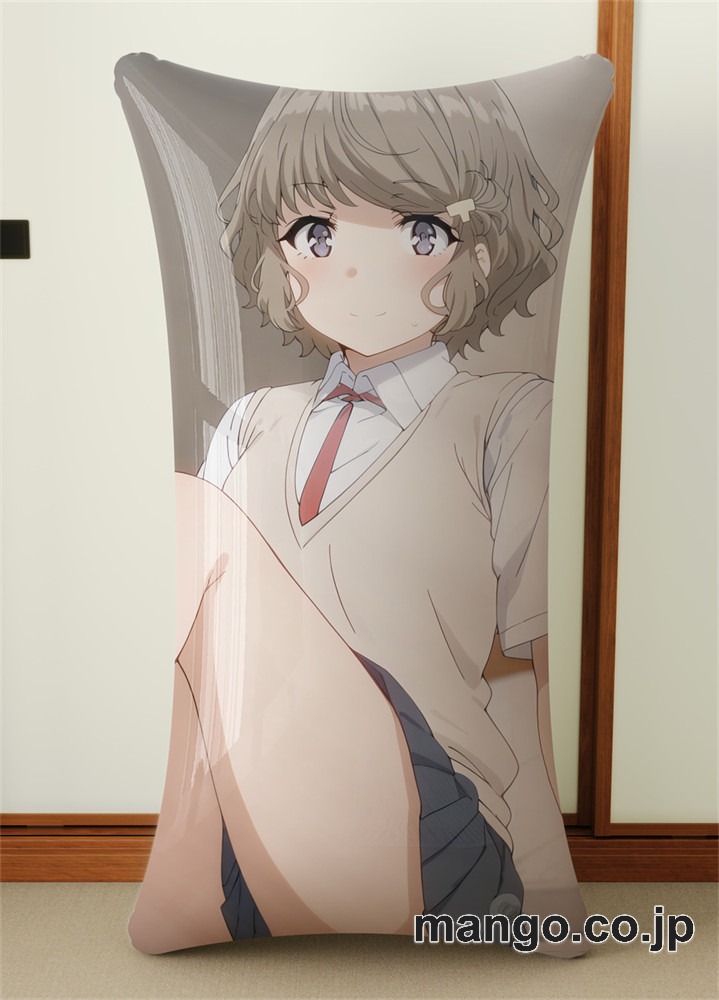抱き枕カバー  オリジナル   アニメ キャラクター 【青春ブタ野郎シリーズ】古賀朋絵 小型クッション キャラクターグッズ PVC製 コレクション用