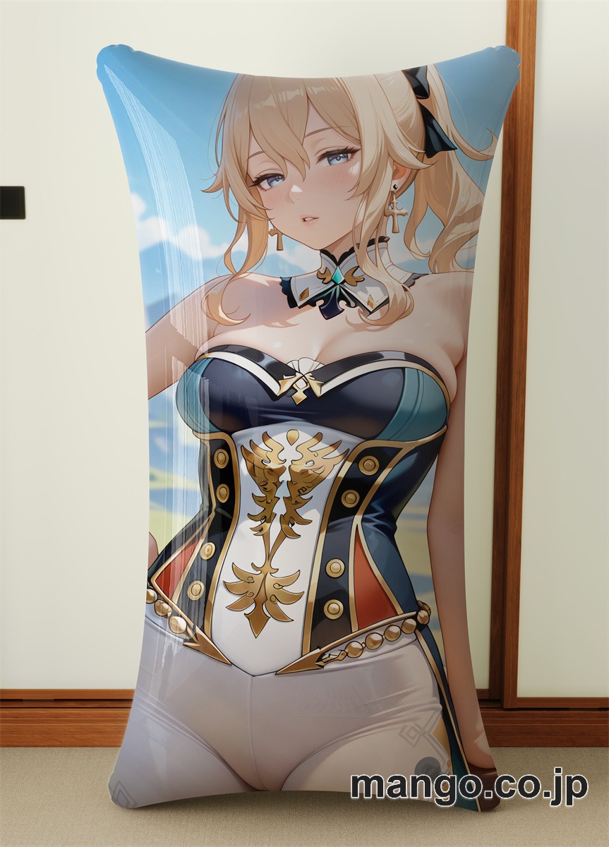 抱き枕カバー  オリジナル   アニメ キャラクター 【原神】ジン 小型クッション キャラクターグッズ PVC製 コレクション用
