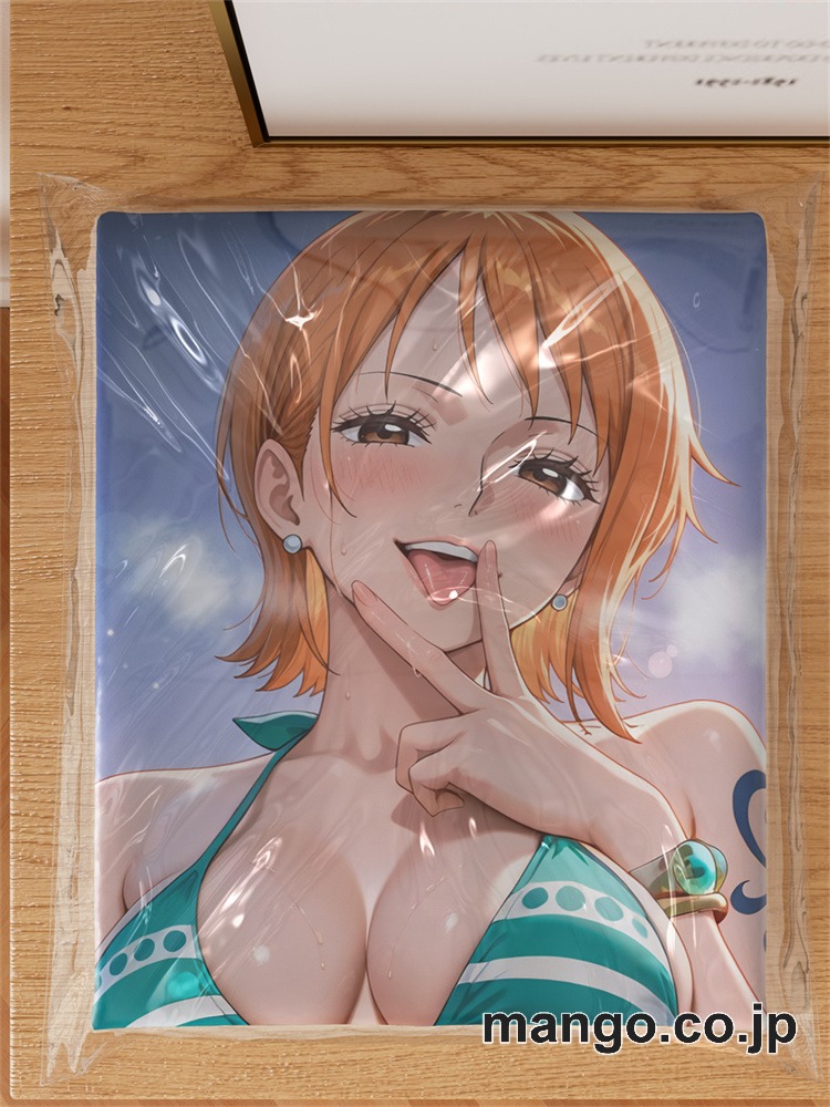 抱き枕カバー  オリジナル   アニメ キャラクター 【ONEPIECE】ナミ 小型クッション キャラクターグッズ PVC製 コレクション用 3