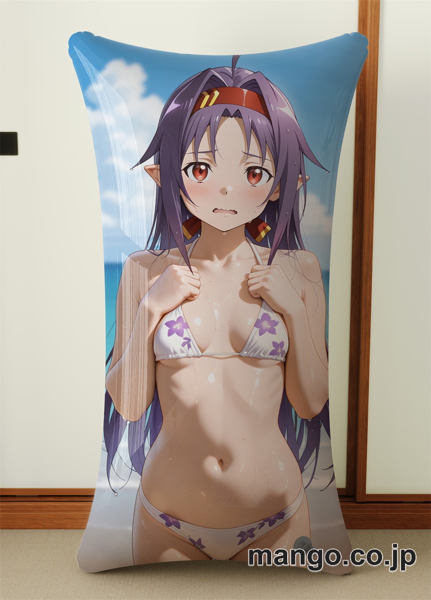 抱き枕カバー  オリジナル   アニメ キャラクター 【SAO】ユウキ 小型クッション キャラクターグッズ PVC製 コレクション用