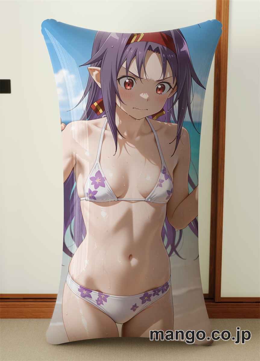 抱き枕カバー  オリジナル   アニメ キャラクター 【SAO】ユウキ 小型クッション キャラクターグッズ PVC製 コレクション用 2