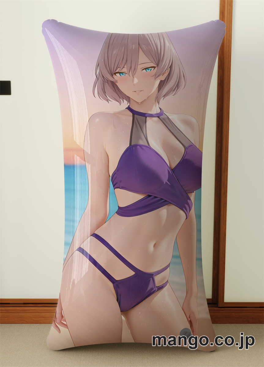 抱き枕カバー  オリジナル   アニメ キャラクター 【ムジナ】極上の女体 小型クッション キャラクターグッズ PVC製 コレクション用