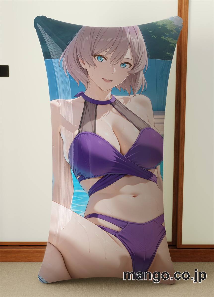 抱き枕カバー  オリジナル   アニメ キャラクター 【ムジナ】極上の女体 小型クッション キャラクターグッズ PVC製 コレクション用 2