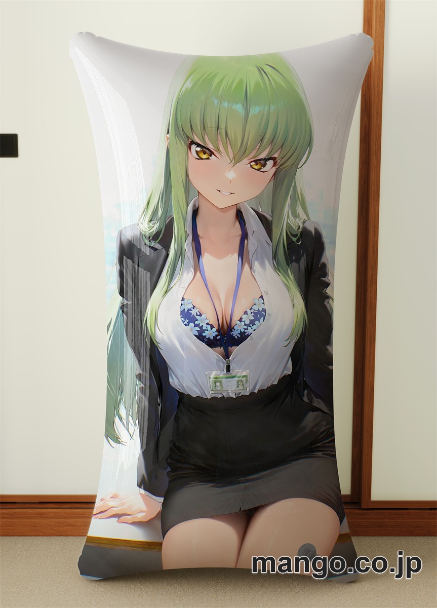 抱き枕カバー  オリジナル   アニメ キャラクター 【コードギアス】C.C 小型クッション キャラクターグッズ PVC製 コレクション用