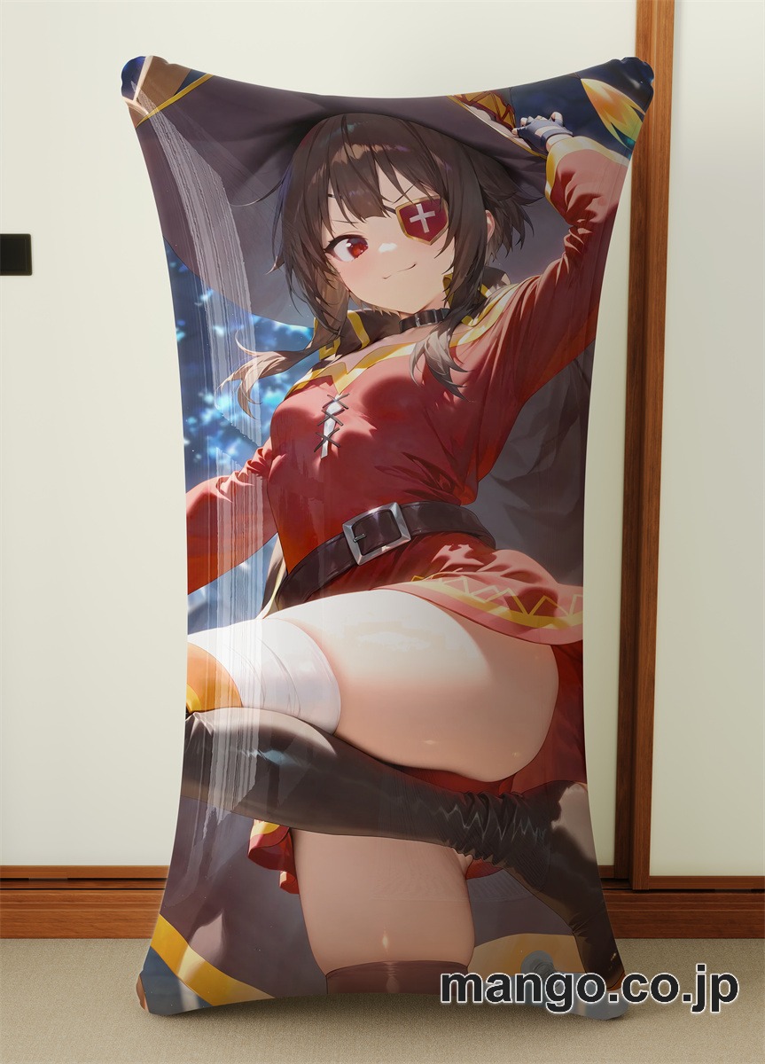 抱き枕カバー  オリジナル   アニメ キャラクター 【このすば】めぐみん 小型クッション キャラクターグッズ PVC製 コレクション用