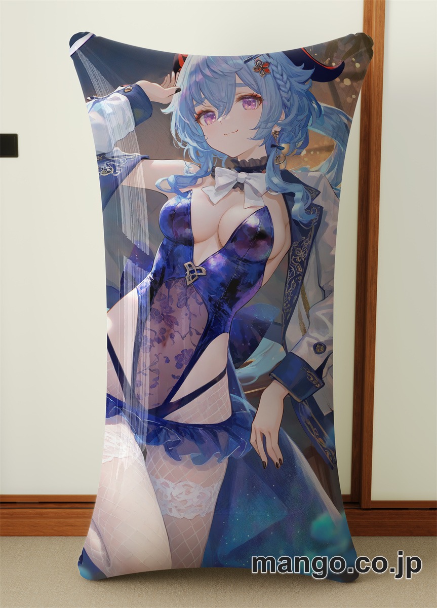抱き枕カバー  オリジナル   アニメ キャラクター 【原神】甘雨 小型クッション キャラクターグッズ PVC製 コレクション用 2