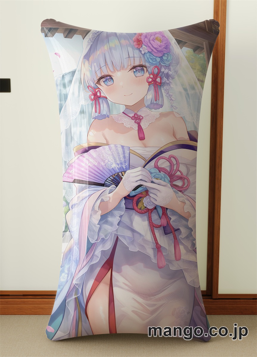 抱き枕カバー  オリジナル   アニメ キャラクター 【原神】神里綾華 小型クッション キャラクターグッズ PVC製 コレクション用 2