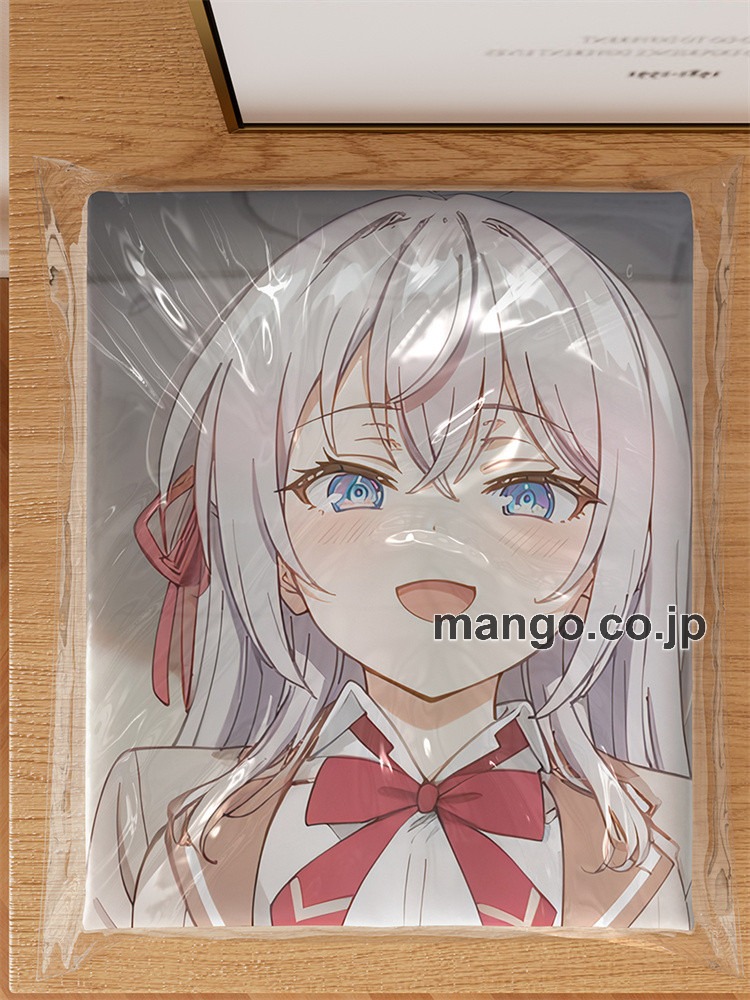 【アダルト】R18 抱き枕カバー オリジナル アニメ キャラクター [時々ボソッとロシア語でデレる隣のアーリャさん]アリサ 小型クッション キャラクターグッズ PVC製 コレクション用 3
