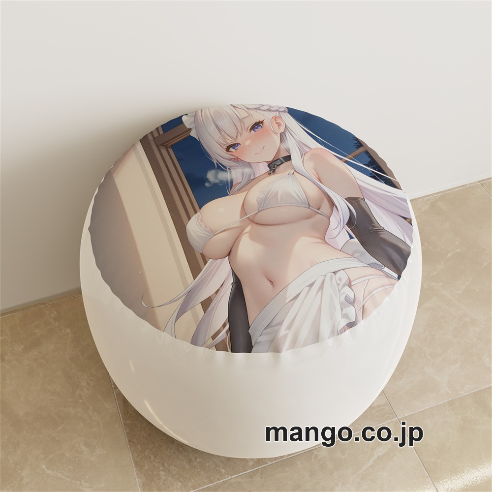 PVC ラウンドスツール【紳士向け】【アズールレーン】ベルファスト アニメ キャラクターグッズ PVC製 ラウンドスツール コレクション用 2