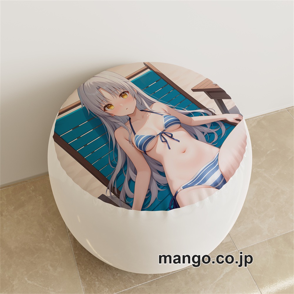 PVC ラウンドスツール【紳士向け】【エンジェルビーツ】立華奏 アニメ キャラクターグッズ PVC製 ラウンドスツール コレクション用 2
