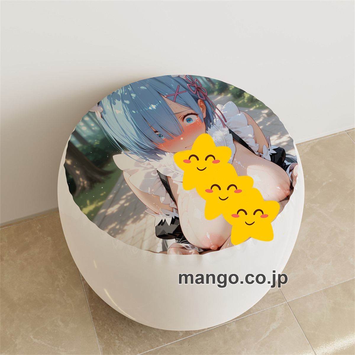PVC ラウンドスツール【紳士向け】【Reゼロから始める異世界生活】レム アニメ キャラクターグッズ PVC製 ラウンドスツール コレクション用 1