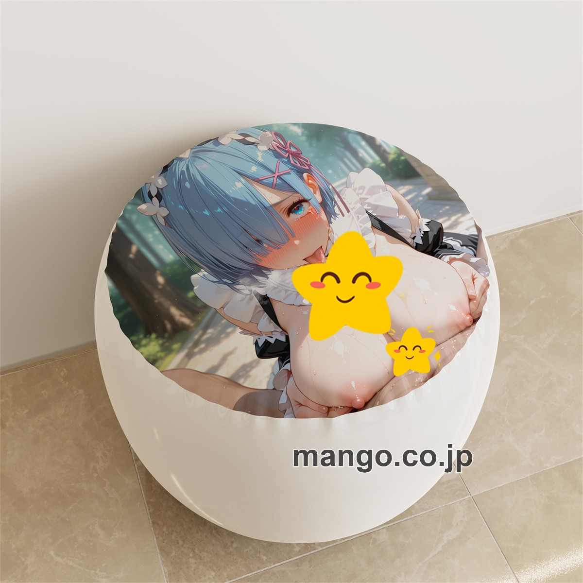 PVC ラウンドスツール【紳士向け】【Reゼロから始める異世界生活】レム アニメ キャラクターグッズ PVC製 ラウンドスツール コレクション用 2