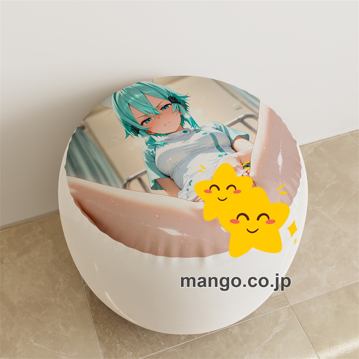 PVC ラウンドスツール【紳士向け】【SAO】シノン アニメ キャラクターグッズ PVC製 ラウンドスツール コレクション用 1