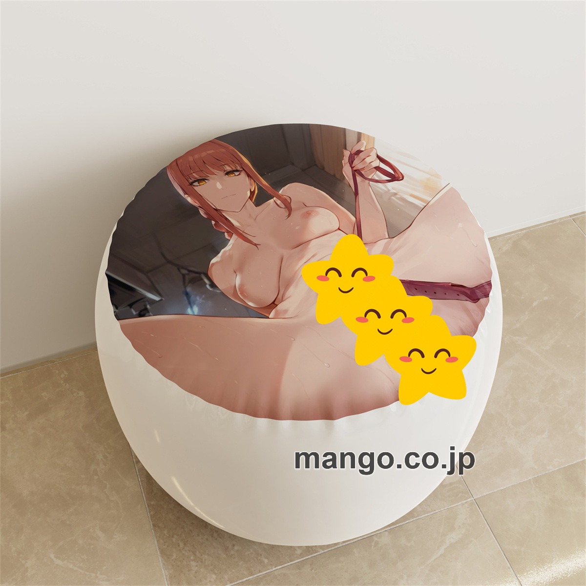 PVC ラウンドスツール【紳士向け】【チェンソーマン】マキマ アニメ キャラクターグッズ PVC製 ラウンドスツール コレクション用 1