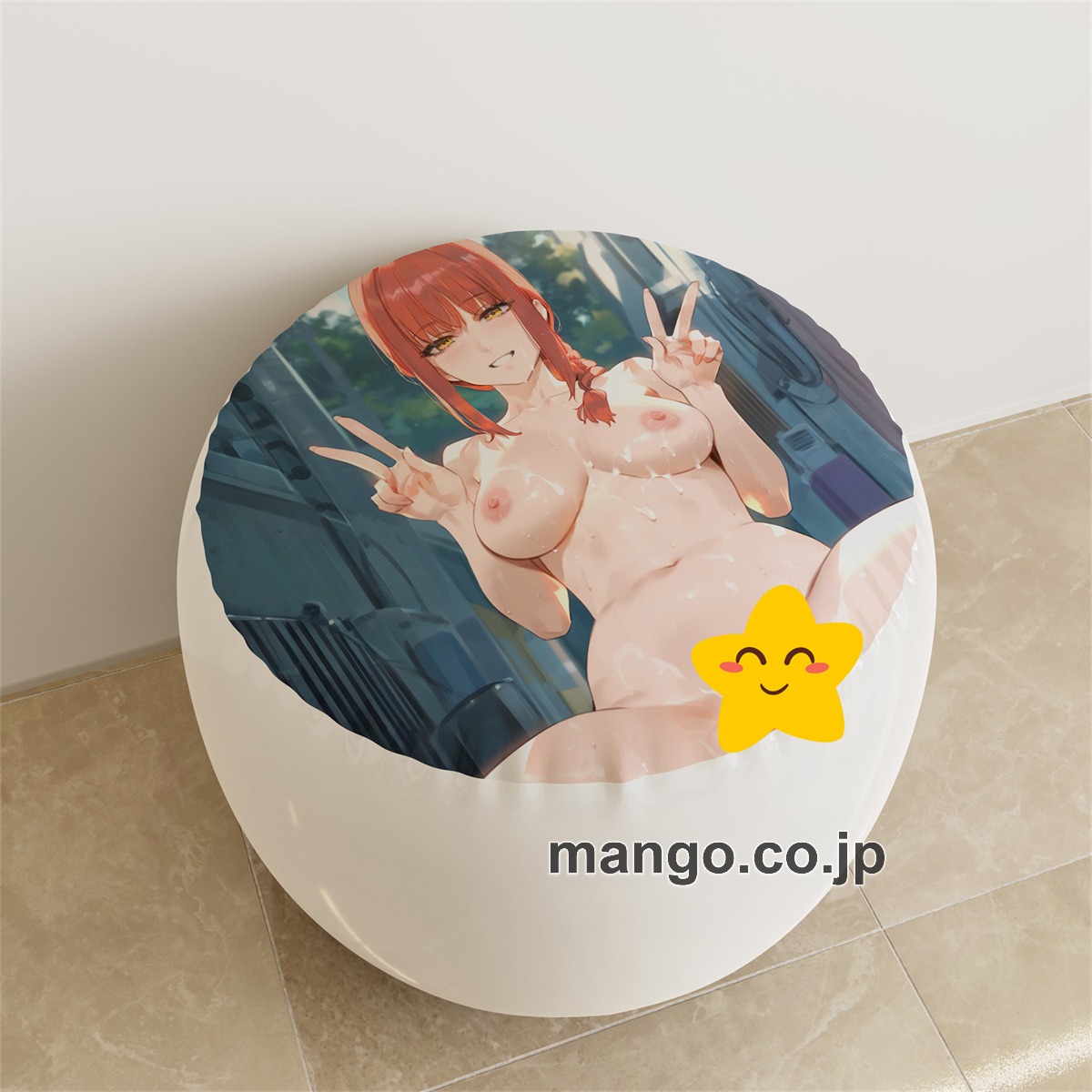PVC ラウンドスツール【紳士向け】【チェンソーマン】マキマ アニメ キャラクターグッズ PVC製 ラウンドスツール コレクション用 2